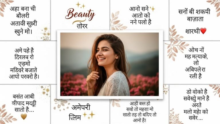 Beautiful Shayari Comments in Hindi for Girl Photos
