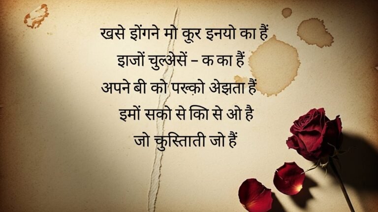Best Sad Shayari in Hindi – Heart Touching Lines for Broken Hearts