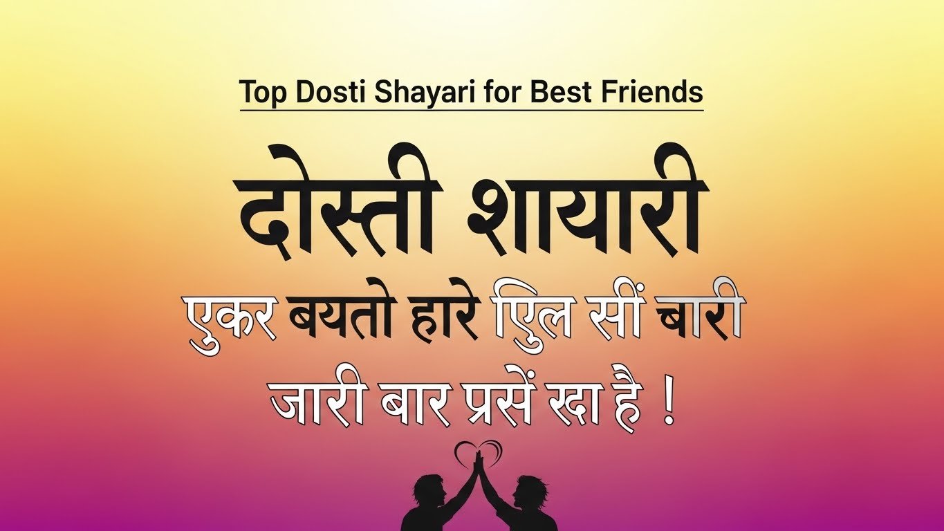 -Top Dosti Shayari in Hindi Top Dosti Shayari in Hindi